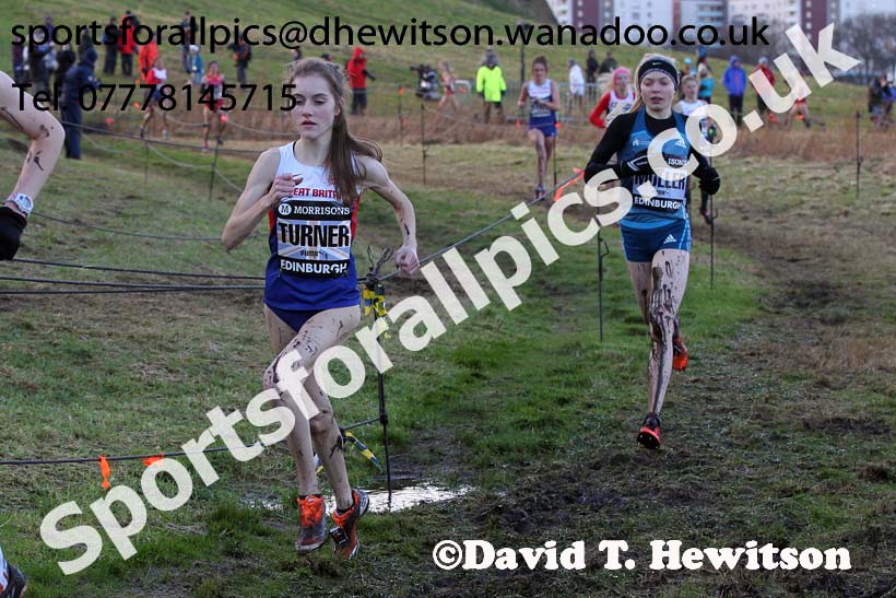 Junior womens 4k, Morrisons Great Edinburgh Cross Country. Photo: David T. Hewitson/Sports for All Pics